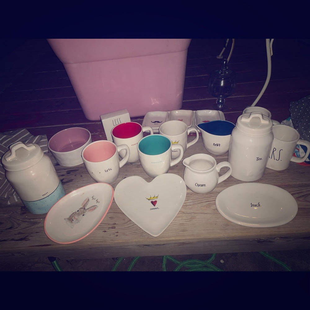 Rae Dunn canisters & mugs